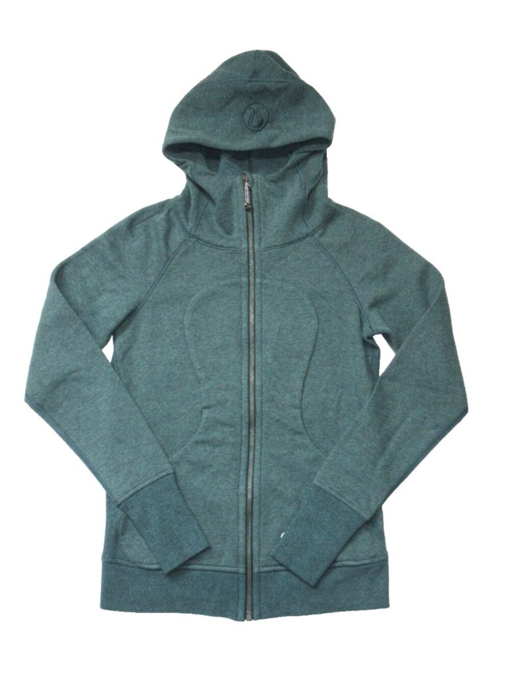 Lululemon Scuba Hoodie *Classic Cotton Fleece in Heathered Deep Green 6
